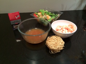 Prawn and noodles