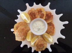 Salmon fritters